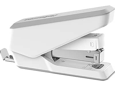 Fellowes - LX840 EasyPress Desktop Stapler, 25-Sheet Capacity - White