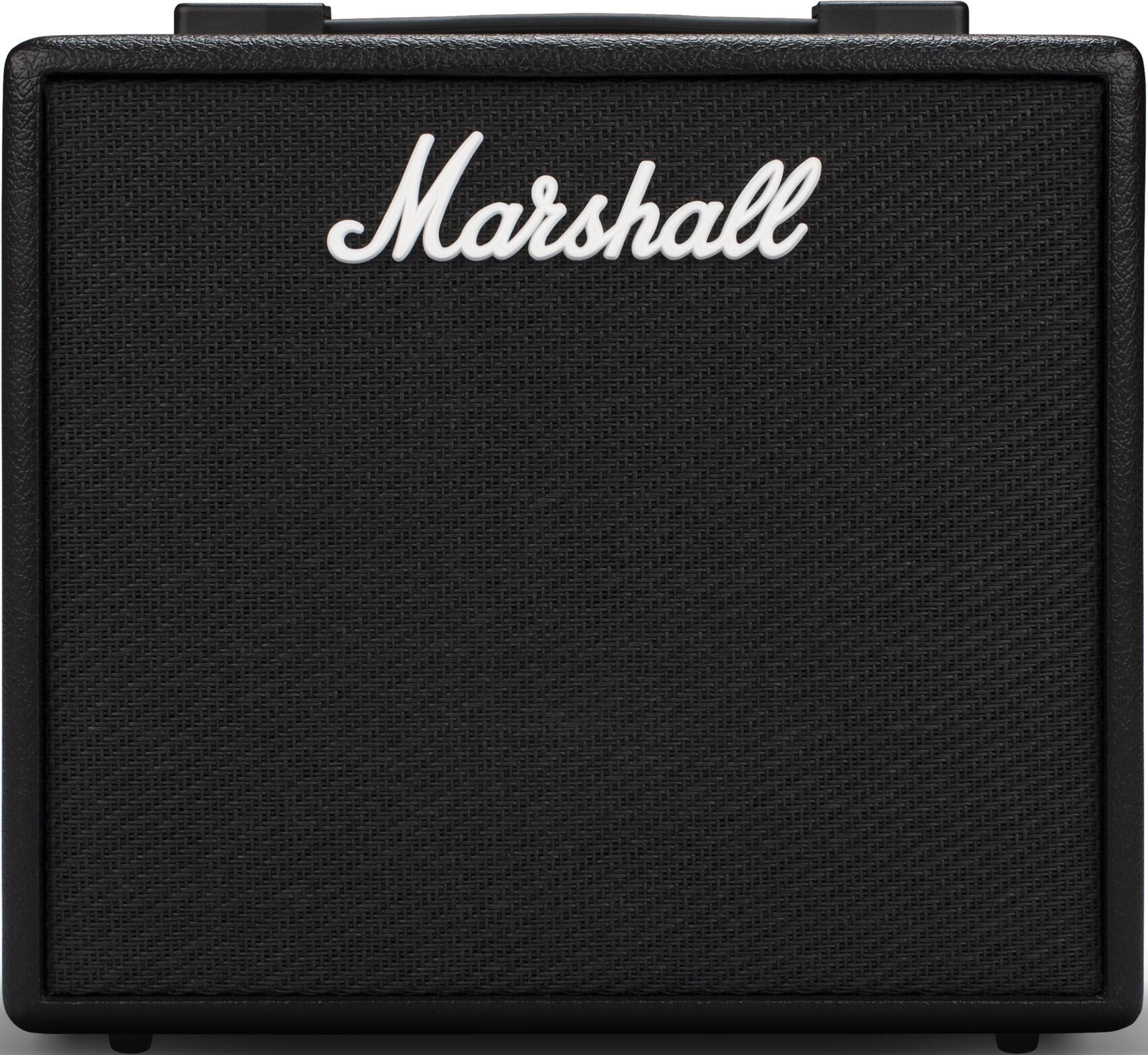 Front. Marshall - CODE25 25-Watt Digital Combo Guitar Amp with Digital Effects / Reverb and 100+ Presets - Black.