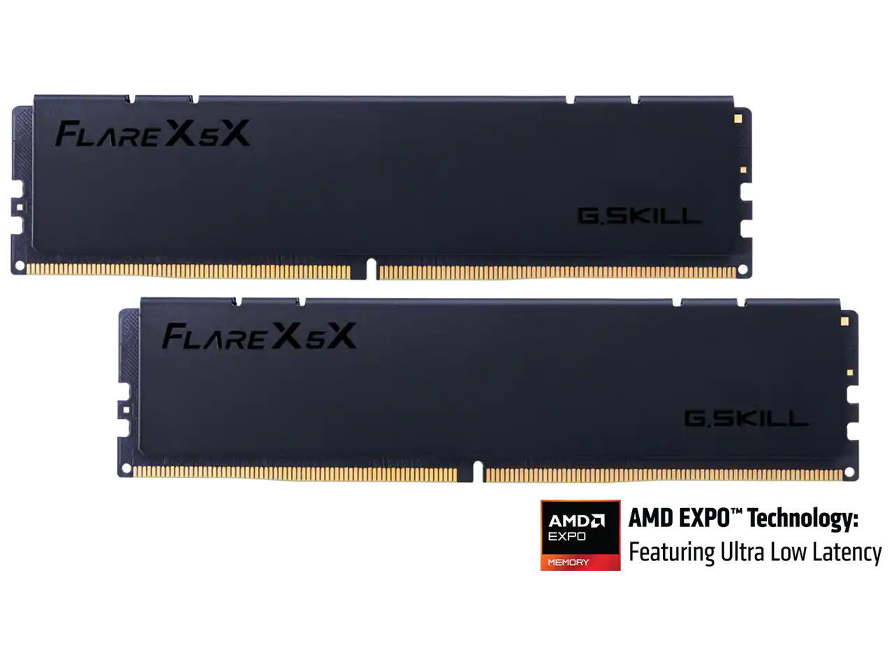 FLARE X5X  
G.SKILL  
FLARE X5X  
G.SKILL  
AMD EXPO Technology: EXPO Featuring Ultra Low Latency MEMORY