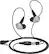 Angle. Sennheiser - IE 80 Clip-On Headphones - Silver.