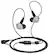 Front. Sennheiser - IE 80 Clip-On Headphones - Silver.