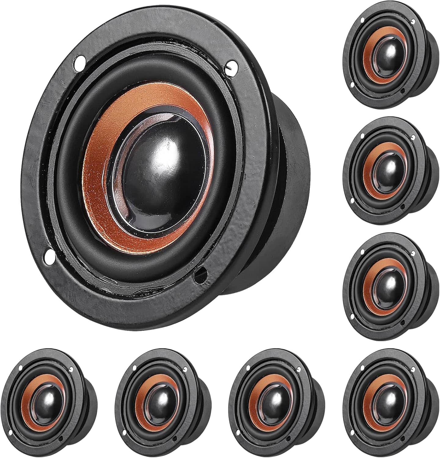 Stamp n Camp - 4pcs 4Ohm 5W Full Range Audio Speaker Stereo Woofer Loudspeaker for Arduino Replacement (4pcs) - 8pcs 63mm