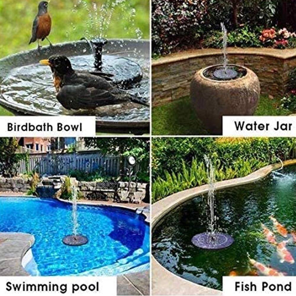 Birdbath Bowl  
Water Jar  
Swimming pool  
Fish Pond