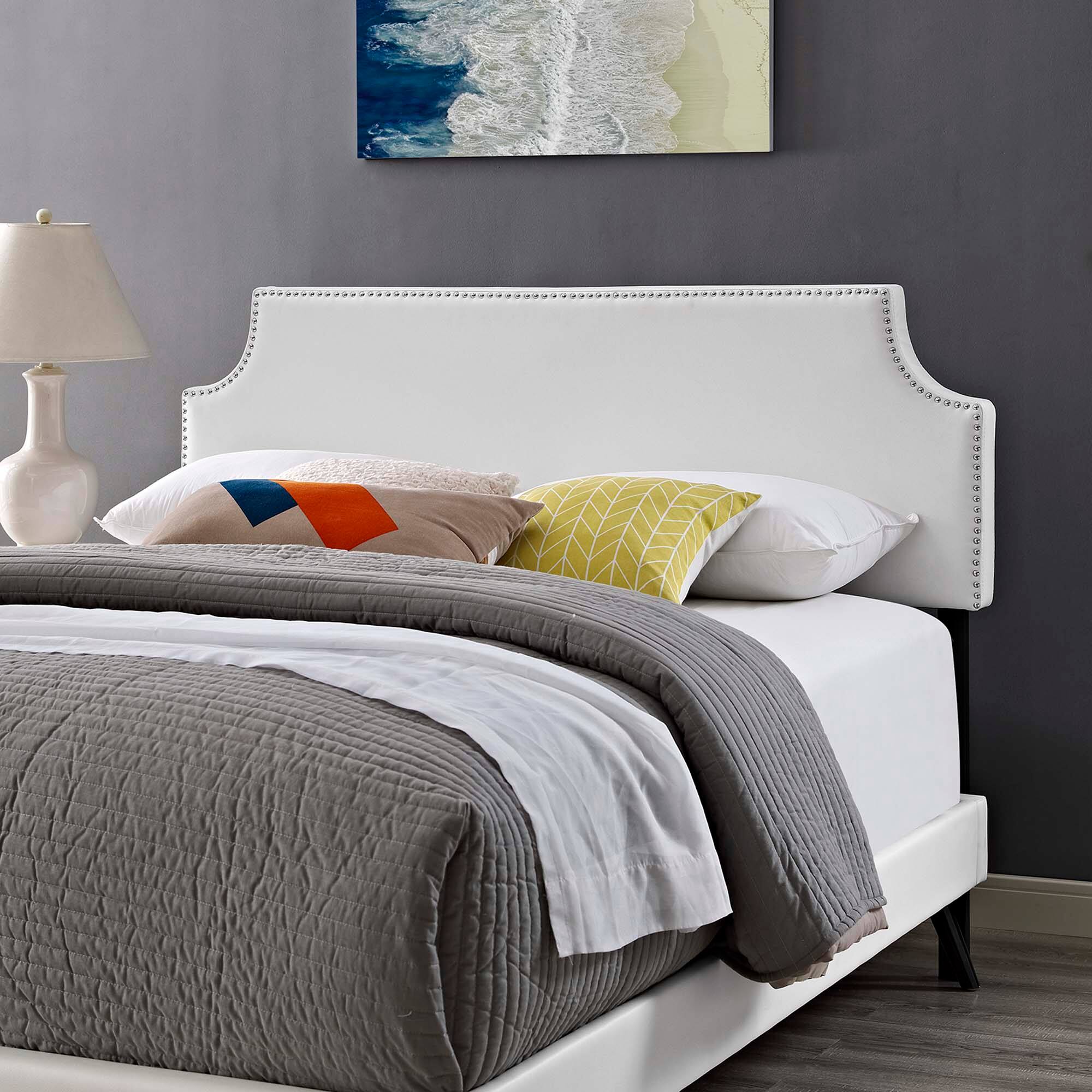 Alt View 5. Modway - Celine Channel Tufted Performance Velvet Twin Platform Bed - Blue.