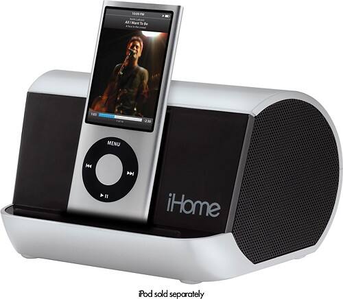 Best Buy: iHome Refurbished Portable Speaker System for Apple® iPod ...