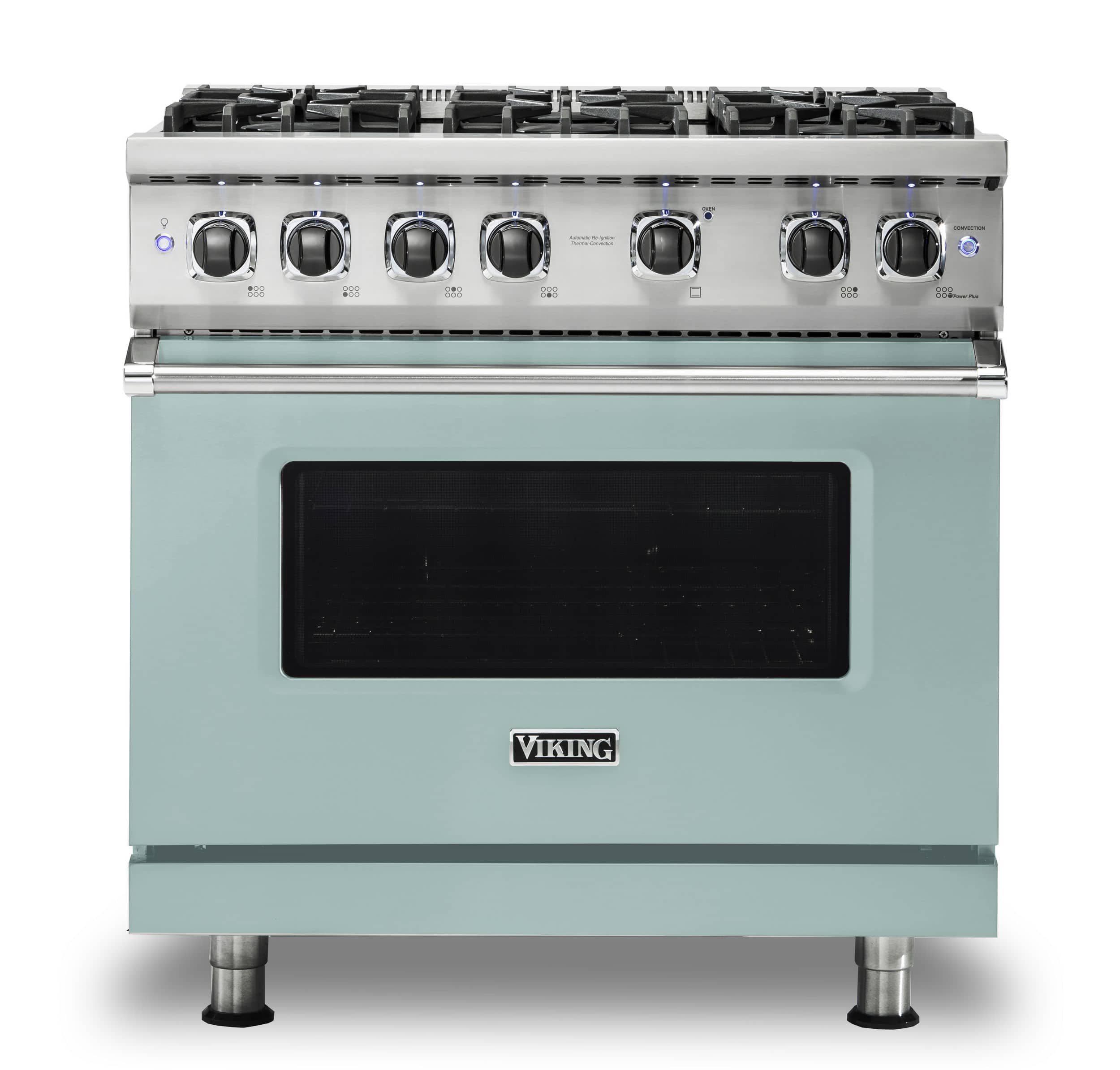 Viking - 5-Series Gas Sealed Burner Range - Splash - Front_Zoom