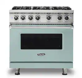 Viking - 5-Series Gas Sealed Burner Range - Splash