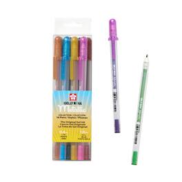 Sakura - Gelly Roll Metallic Gel Pens, Colored Metallic, Medium Line, 16 Pack