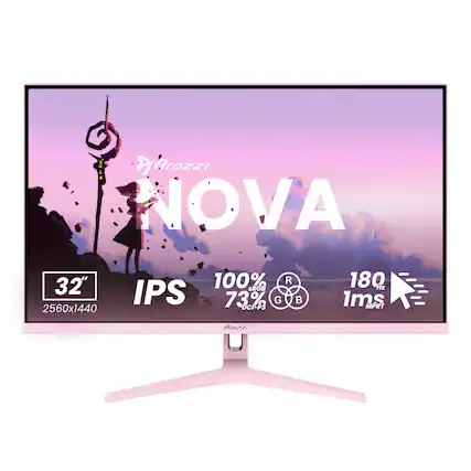 Arozzi NOVA 32" 2560x1440 100% sRGB 73% DCI-P3 IPS 180 Hz 1ms MPRT