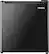 Front. Insignia™ - 1.7 Cu. Ft. Mini Fridge - Black.
