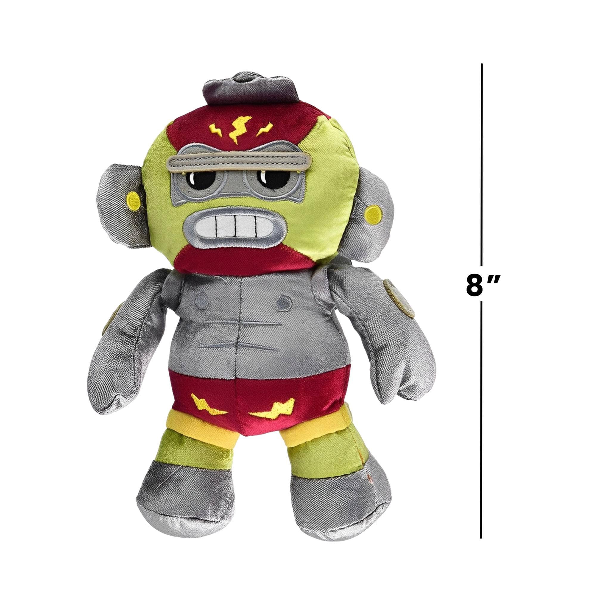 Alt View 2. Crowded Coop - WhimWham 8" Plush, Monkey Robot Lucha Libre.