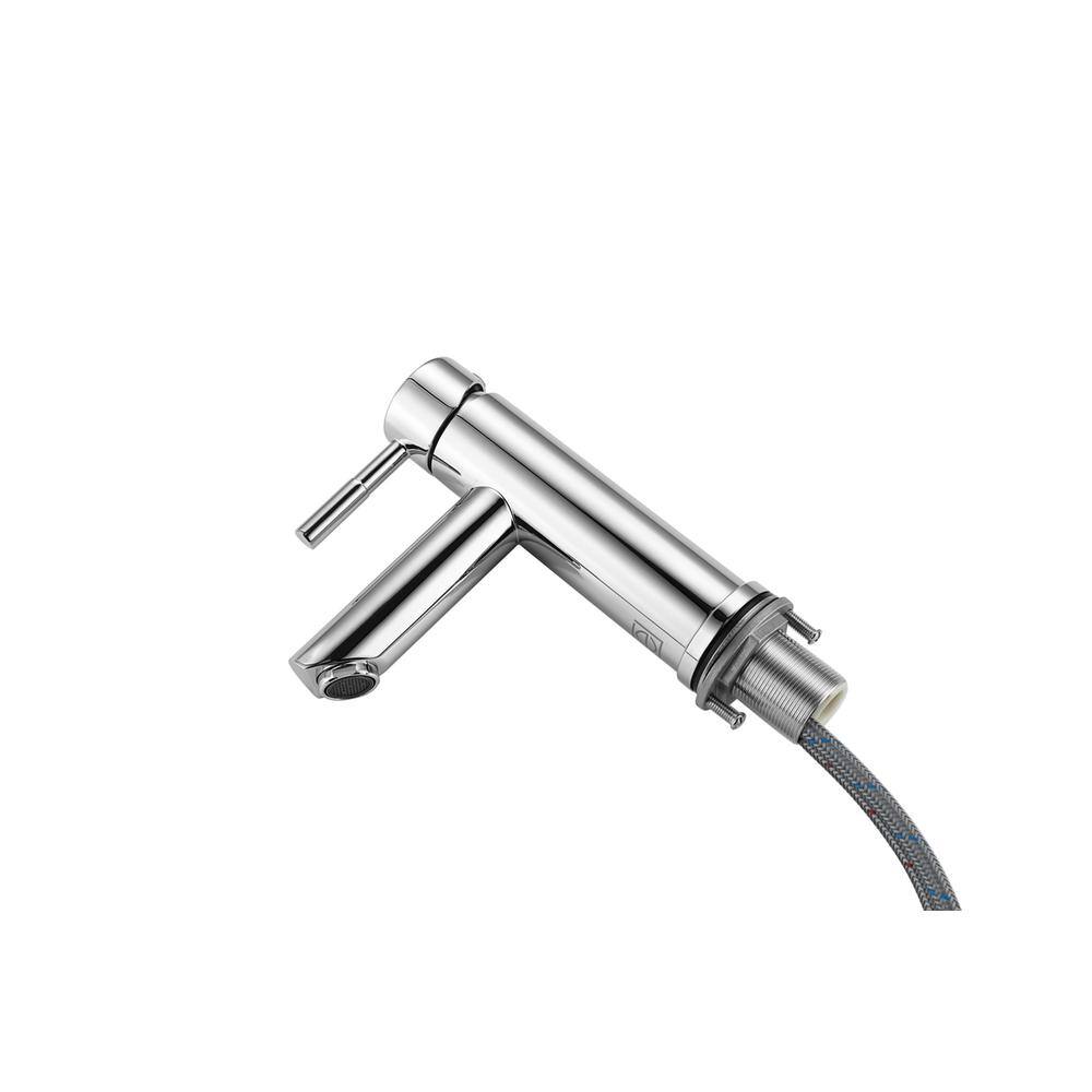Alt View 2. Elegant Kitchen and Bath - Mia Single Hole Single Handle Bathroom Faucet in Chrome - Chrome.