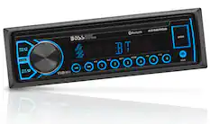 BND AMS O/SRC CLK MUTE AUDIO BOSS SYSTEMS II AN 144 50w -4CH 1 455BrGB * Bluetooth c BT +10 -10 RDM 6 RPT 5 INT 3 4 2 USB AUX MUTE HC MOS HOD 144 > 114 I INI 2 9 3 MOR A 10 2 110 9 XUA