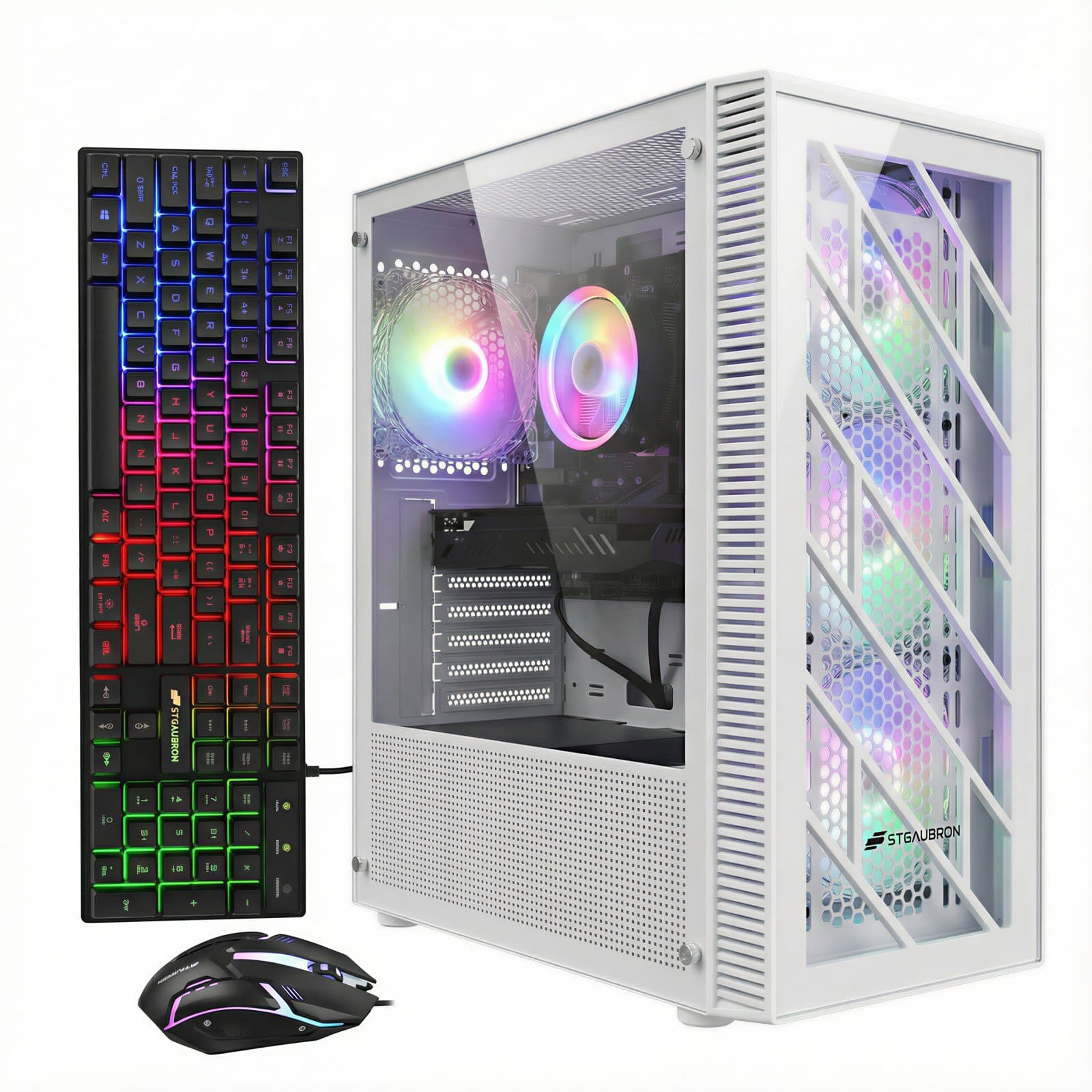STGAubron Gaming PC Computer Desktop, GTX 1660 Super 6G, Intel
