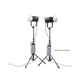 NANLITE - FC-500B Bi-Color LED Spotlight 2-Light Kit with Softboxes & Rolling Case