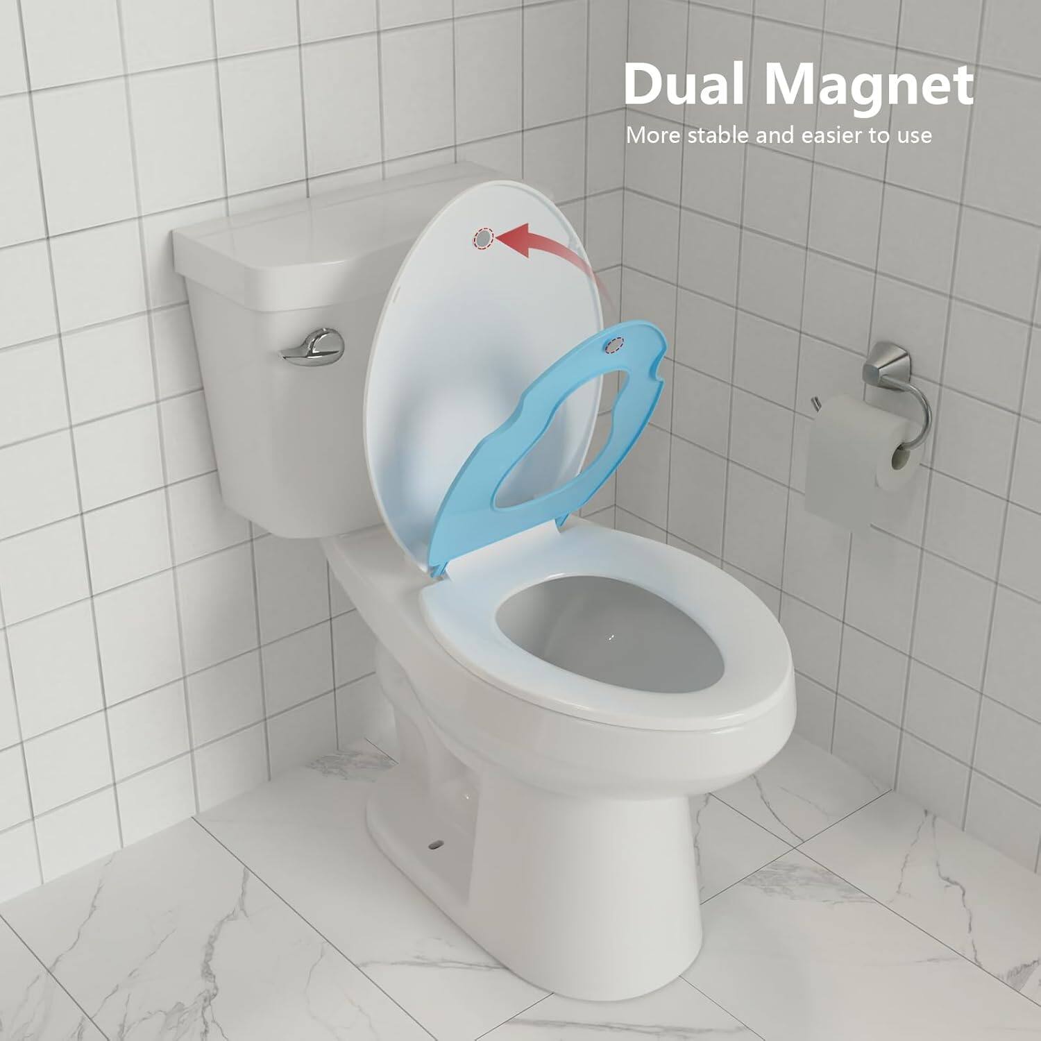 Dual Magnet  
More stable and easier to use