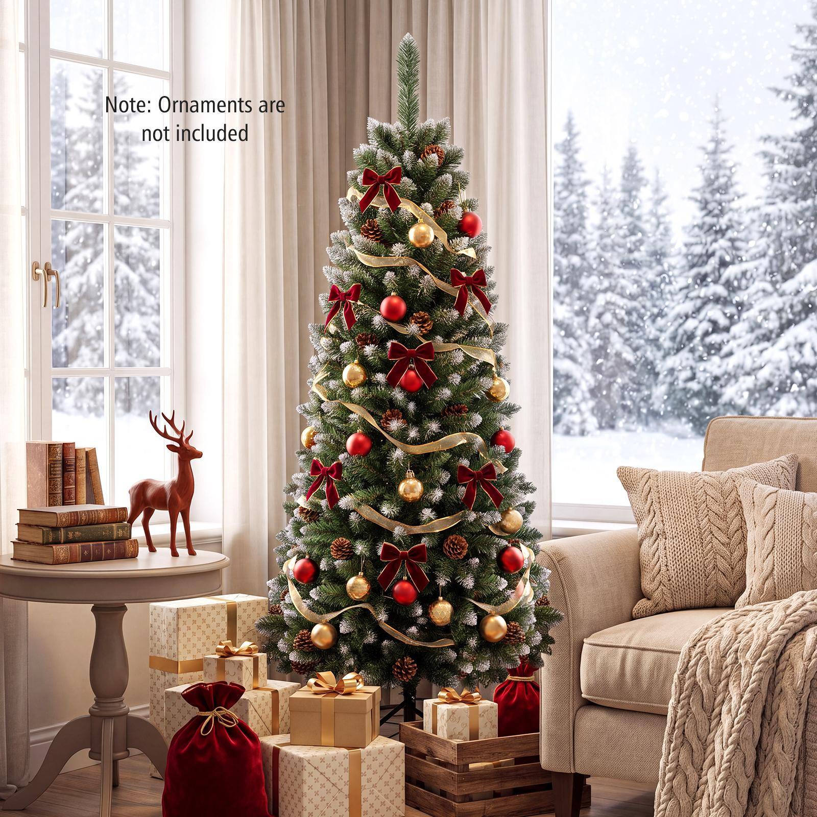 Note: Ornaments are not included