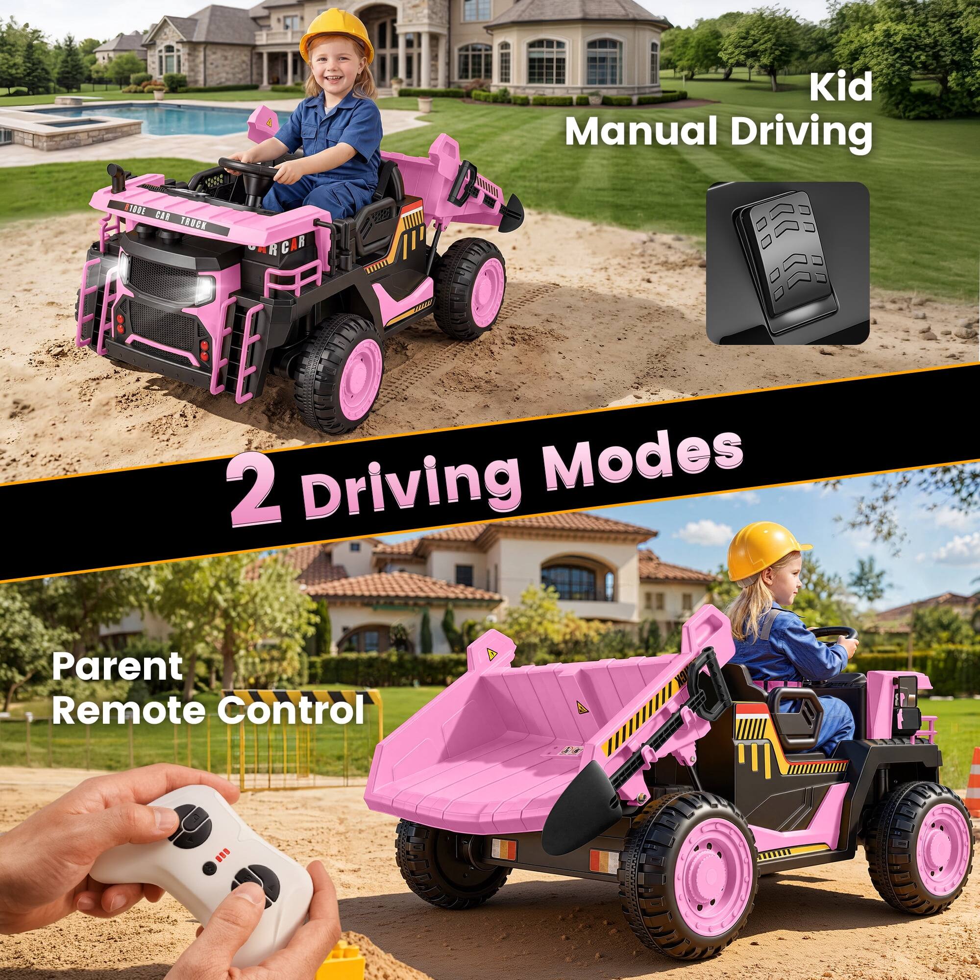 Kid Manual Driving  
1888 CAR TRUCK  
2 Driving Modes  
Parent Remote Control