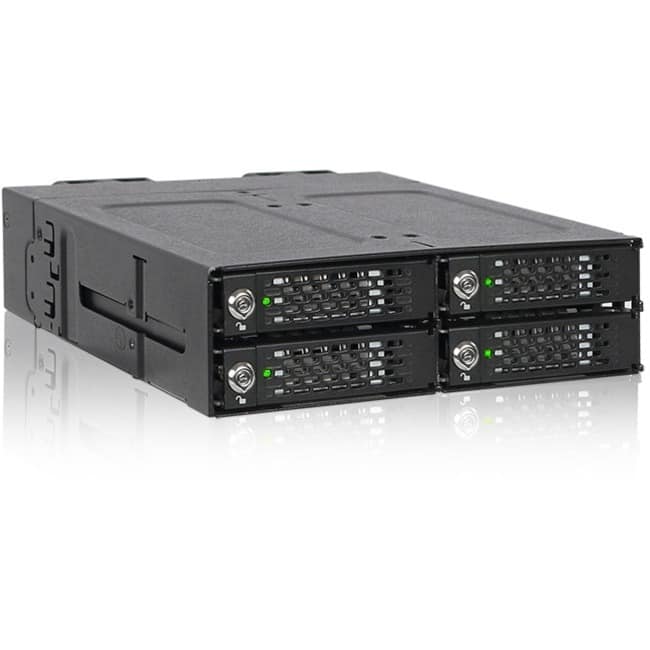 Icy Dock - ToughArmor MB720M2K-B Drive Enclosure for 5.25" M.2, PCI Express NVMe - Mini-SAS HD Host Interface Internal