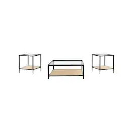 Coaster Co. of America - Amherst 3-piece Coffee and End Table Set - Black