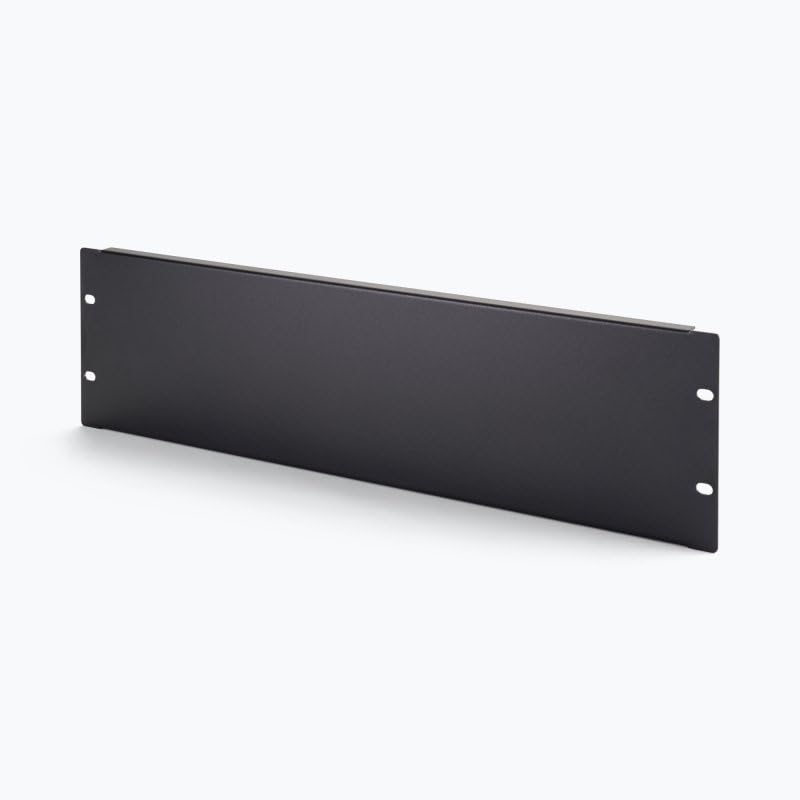 Alt View 8. On Stage Stands - On-Stage Blank Rack Panel, 3U (RPB3000) - Black.