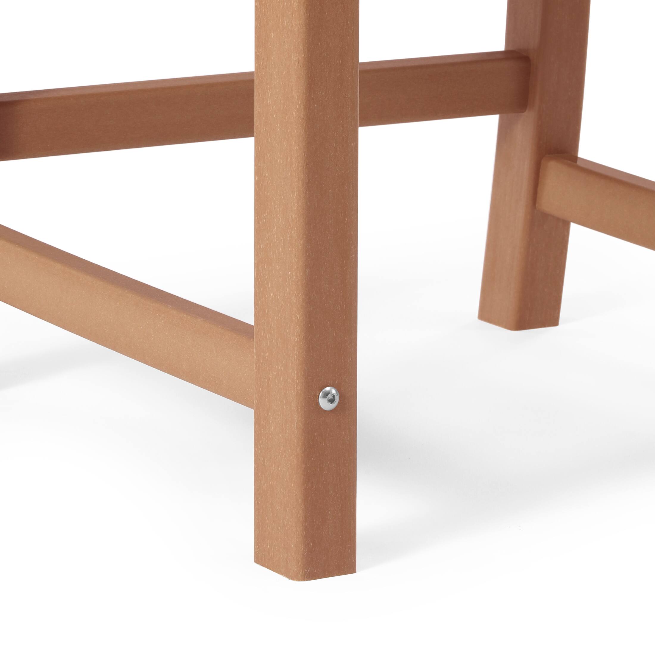 Alt View 4. WestinTrends - WestinTrends Malibu Outdoor Patio Dining Chair - Teak.