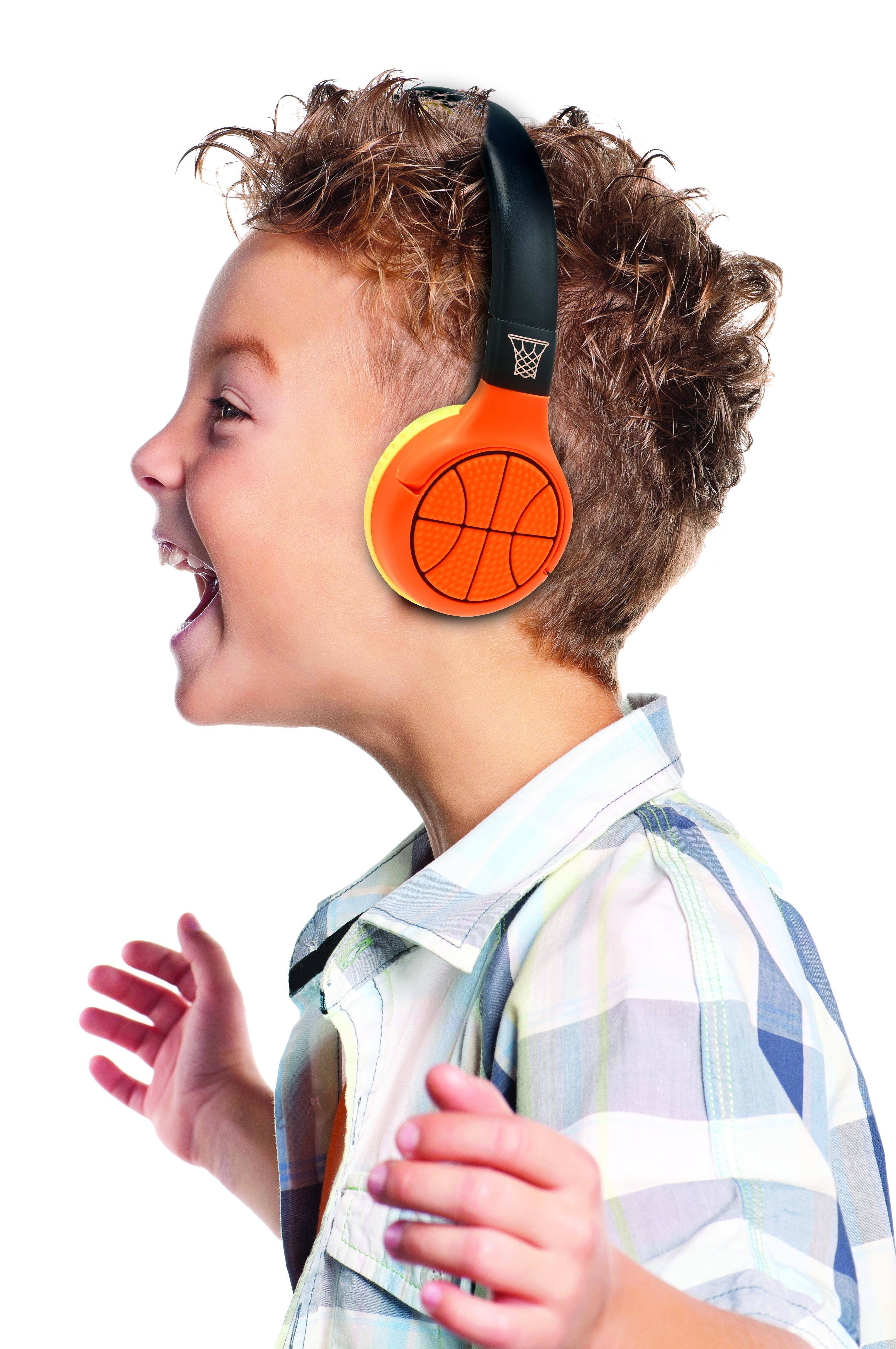 Alt View 8. Lexibook - 2-in-1 Bluetooth Foldable Headphones with Safe Volume for Kids.