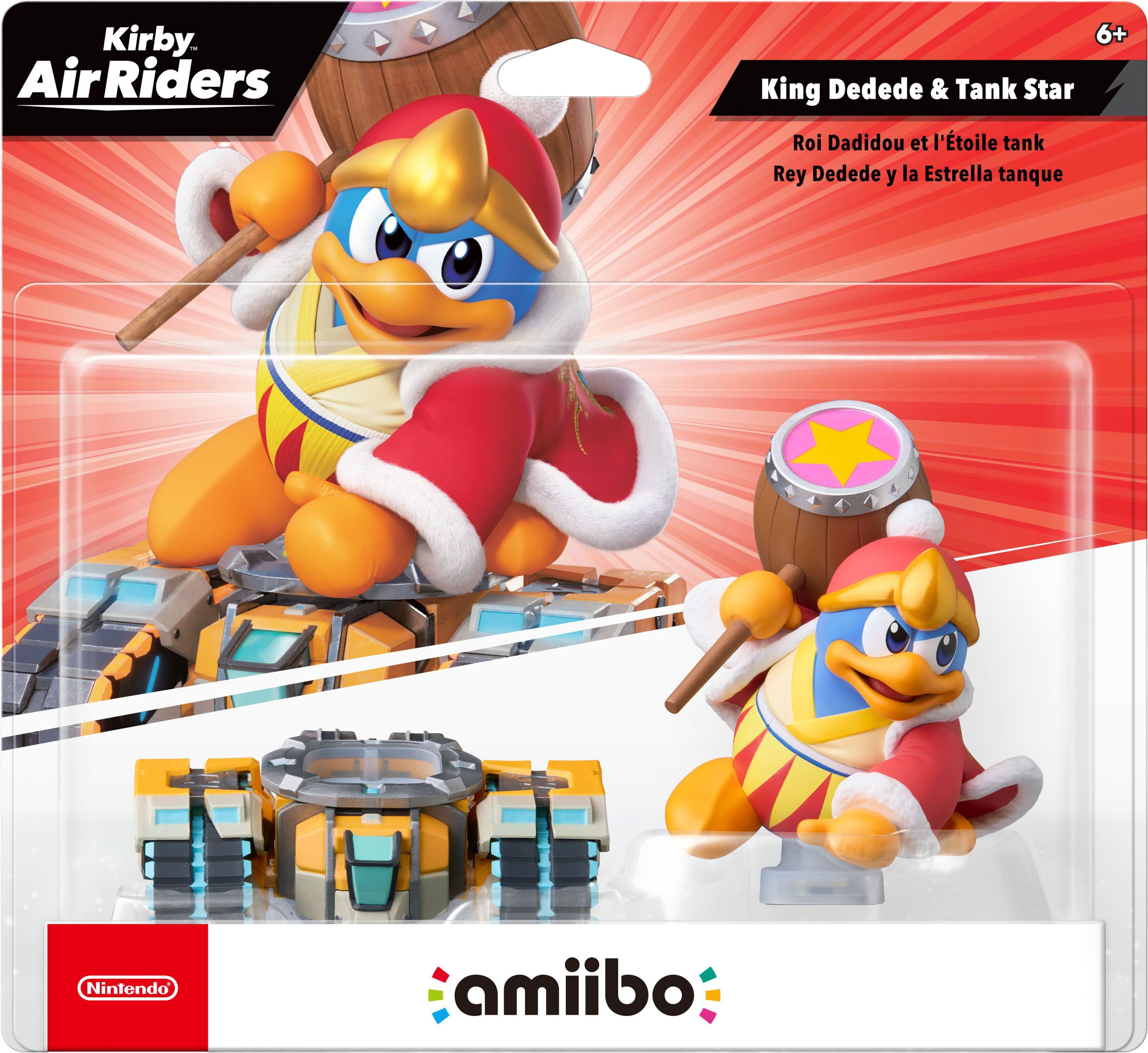 Nintendo - amiibo - King Dedede & Tank Star - Kirby Air Riders Series - Multi