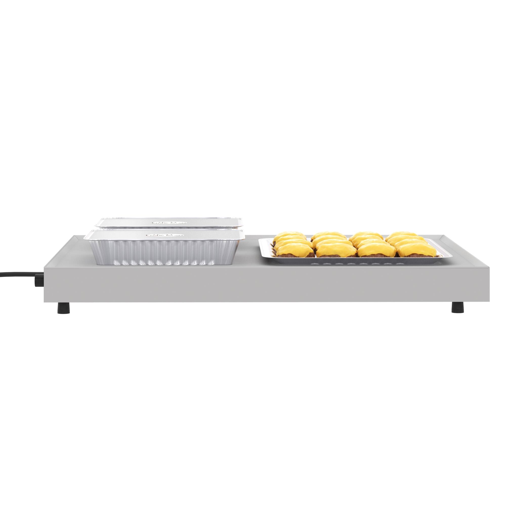 Angle. Koolmore - 24 In. Commercial Warming Shelf - Silver.