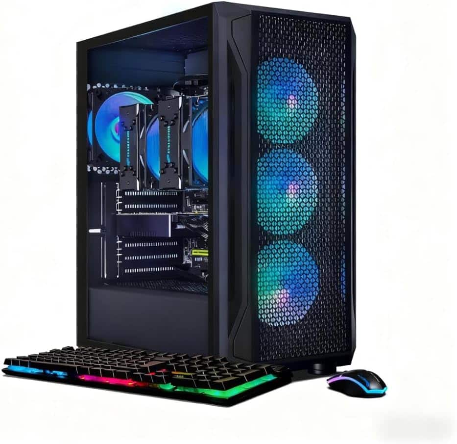 STGAubron Gaming PC Computer Desktop, Intel Xeon E5 2.5Ghz
