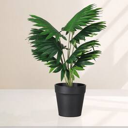Oumilen - Artificial Plants, Potted Fake Plants with Flowers, Faux Plant Lifelike Flower Plant Ornament
