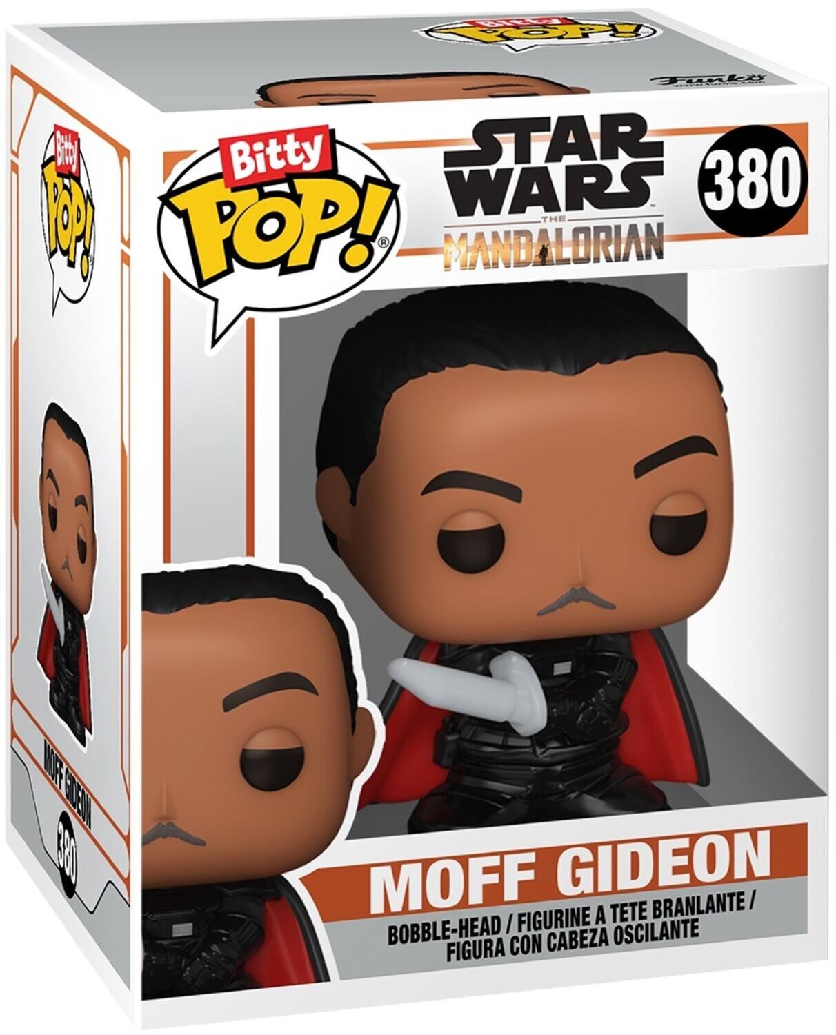 Bitty POP!  
STAR WARS  
THE MANDALORIAN  
380  

MOFF GIDEON  
BOBBLE-HEAD / FIGURINE À TÊTE BRANLANTE / FIGURA CON CABEZA OSCILANTE