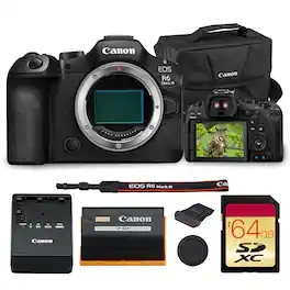 Canon - EOS R6 Mark III Mirrorless Camera 4K Creator Bundle