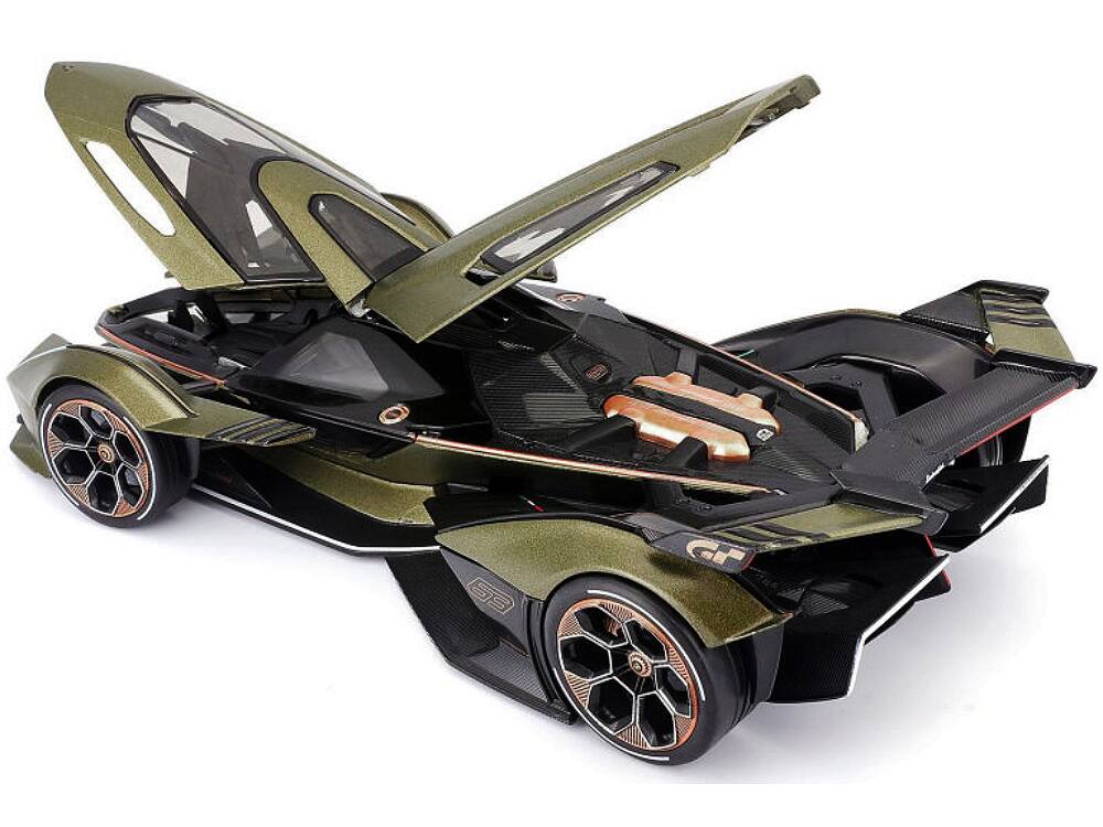 Lamborghini V12 Vision Gran Turismo Matt Green Metallic 1/18 Diecast ...