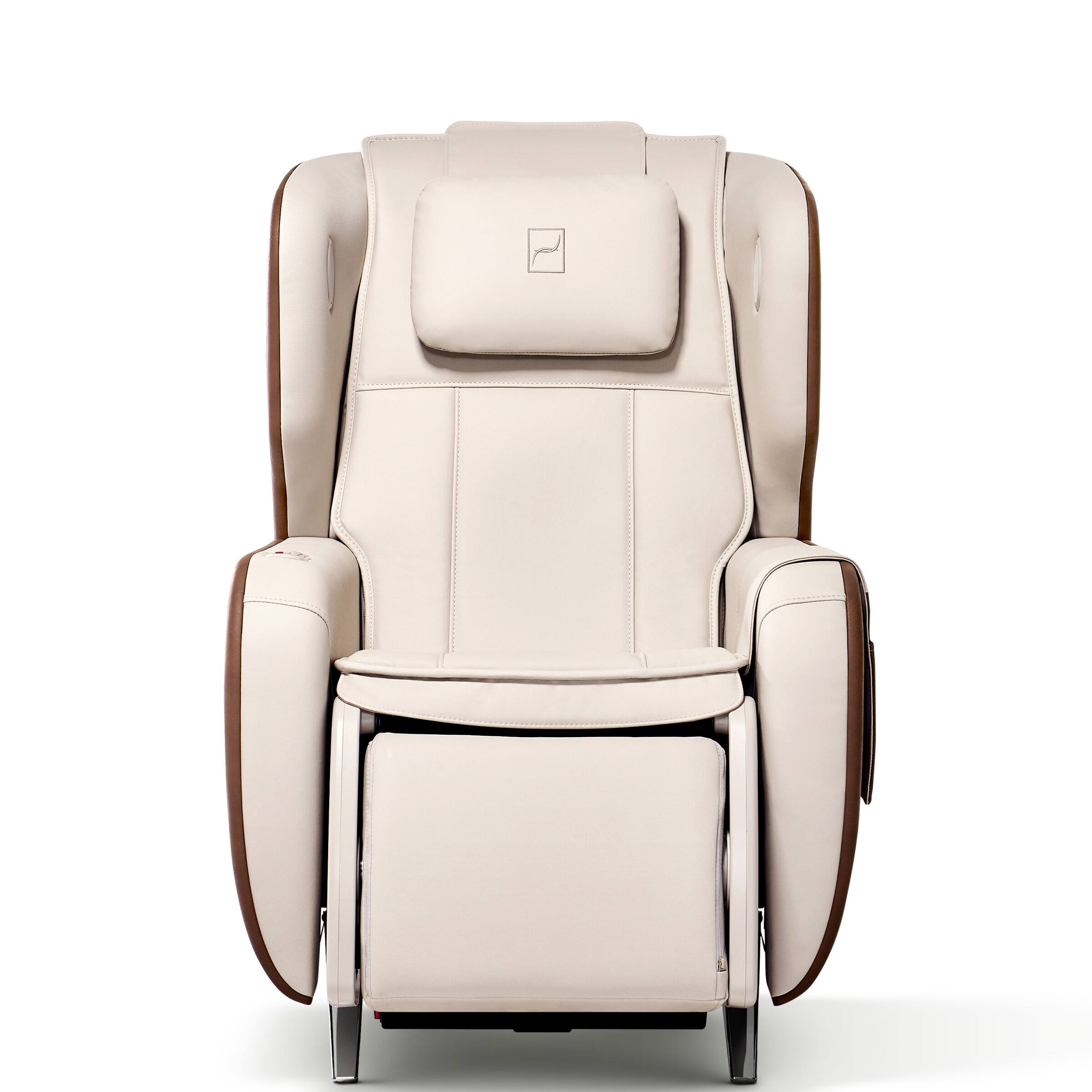 Back. Bodyfriend - BODYFRIEND FAMILIE RECLINING MASSAGE CHAIR W/ CALF MASSAGE - Beige.