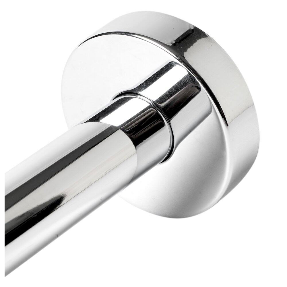 Left. Alfi - Polished Chrome 6" Round Ceiling Shower Arm - Silver.
