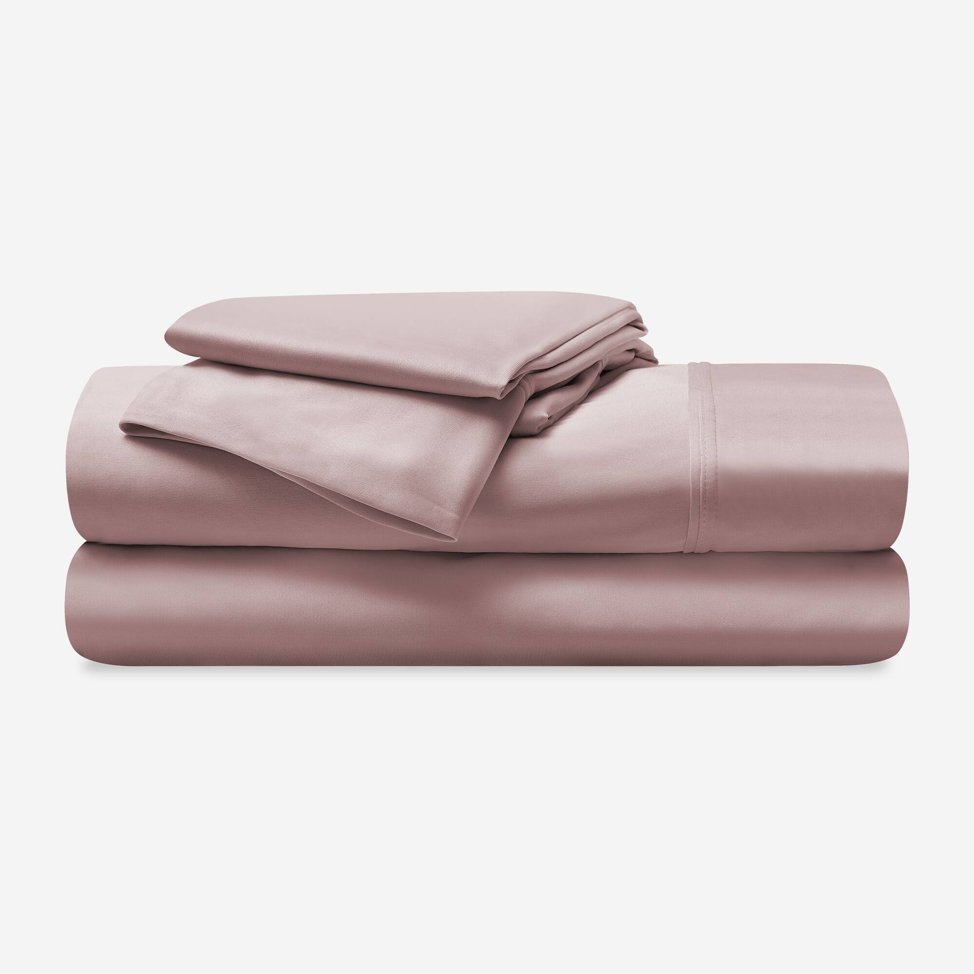 Front. Bedgear - Bedgear Dri-Tec Sheet Set - Moisture Wicking by Dri-Tec Technology - Split Cal King Blush - blush.