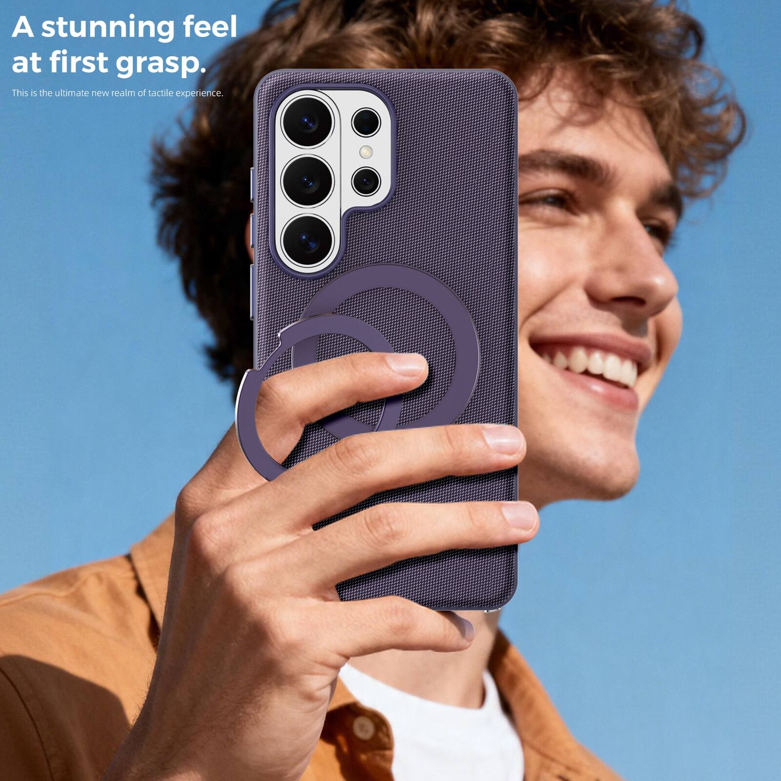 A stunning feel at first grasp.  
This is the ultimate new realm of tactile experience.