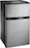 Angle. Insignia™ - 3.0 Cu. Ft. mini fridge - Stainless Look.