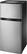 Left. Insignia™ - 4.3 Cu. Ft. Compact Refrigerator - Fingerprint Free Stainless Look.