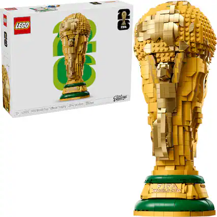 LEGO
12+ 43020 FIFA World Cup™ Official Trophy
2842 pcs/pzs
FIFA
WORLD CUP