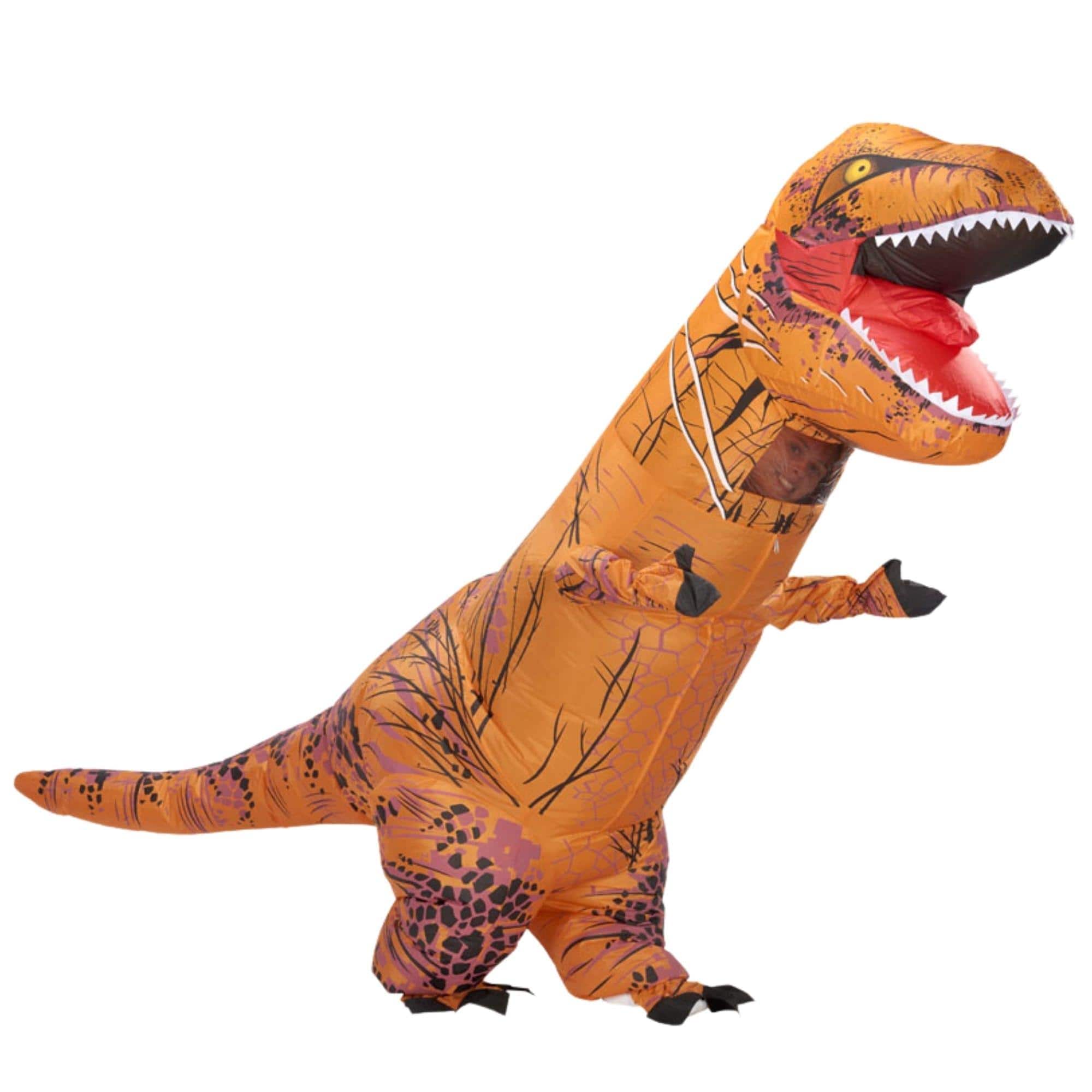 Orion Costumes - Inflatable Dinosaur Adult Costume One Size - Tan