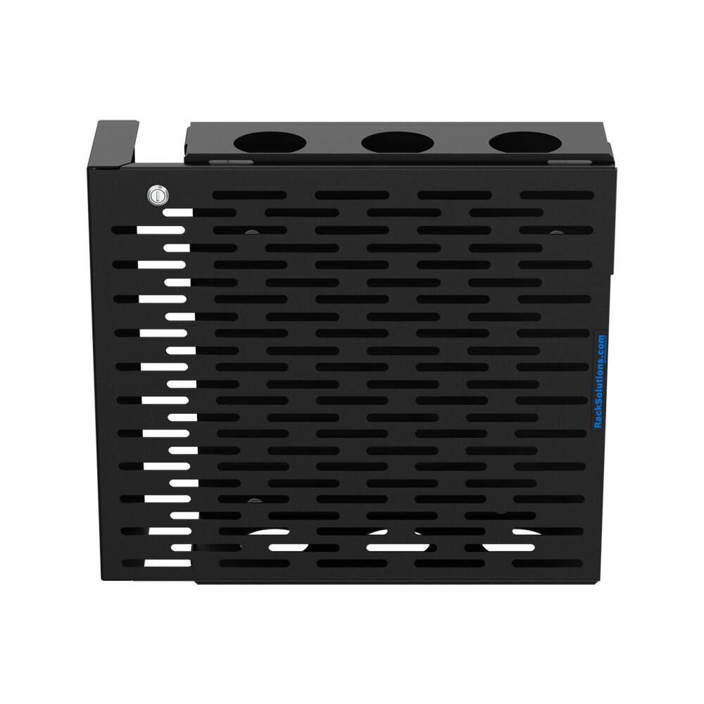 Alt View 5. RackSolutions - RackSolutions 110-E Wall Mount for Dell Pro Slim - Black.