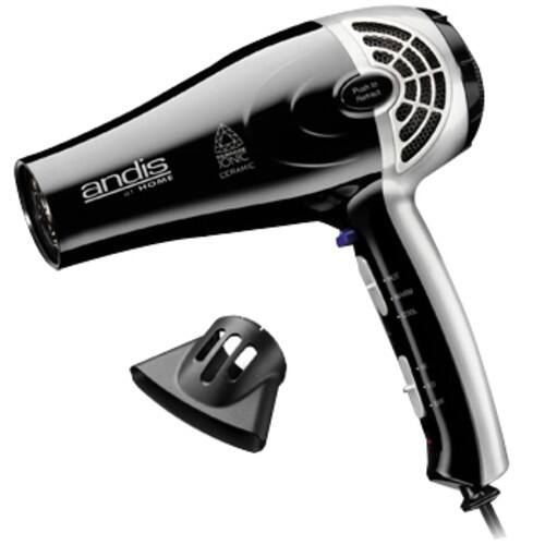 Front Standard. Andis - Ionic Hair Dryer - Tourmaline Ceramic Heat Element - 5 Years Warranty.