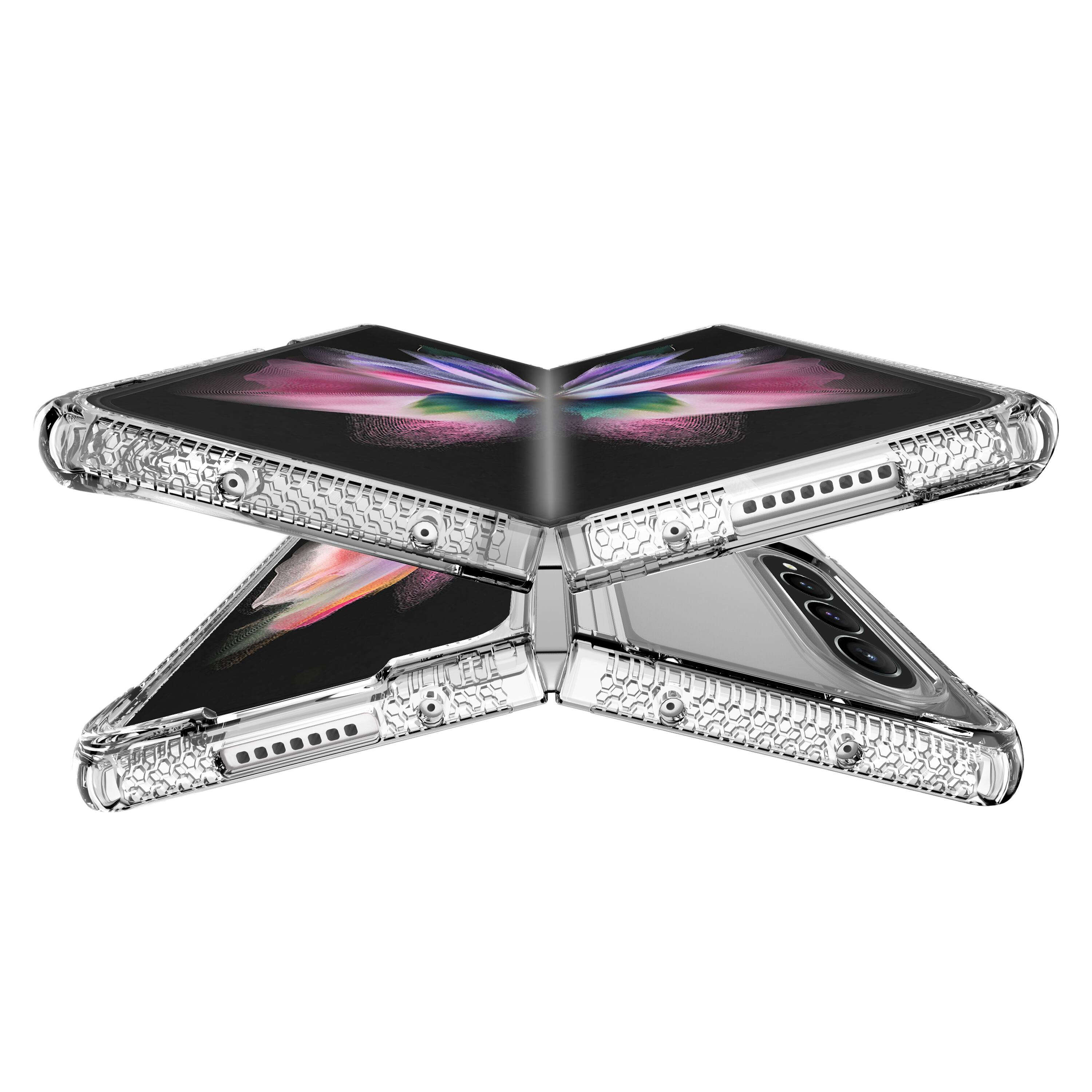 Alt View 1. Itskins - ITSKINS - Hybrid_R Case for Samsung Galaxy Z Fold4 - Transparent.