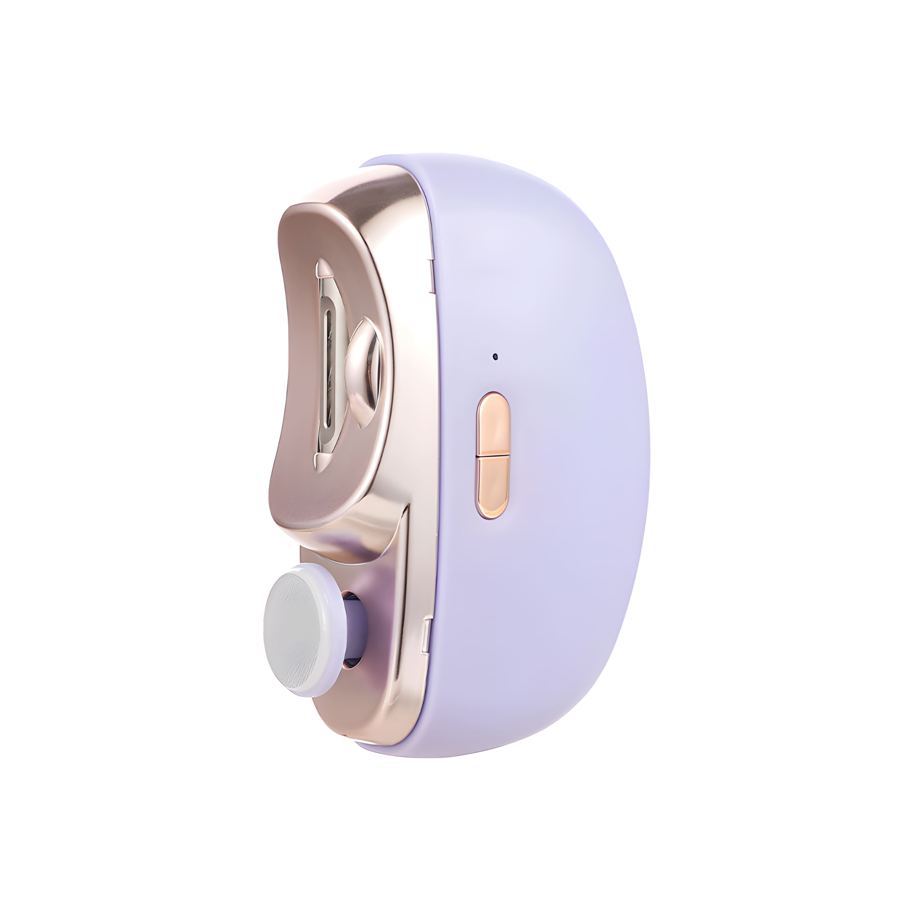 Cluzine - 2-in-1 Electric Nail Clipper & File, Low Noise, LED Light, for Baby, Adult & Seniors