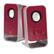 Alt View Standard 20. Logitech - 1.50 W Speaker System - Red.