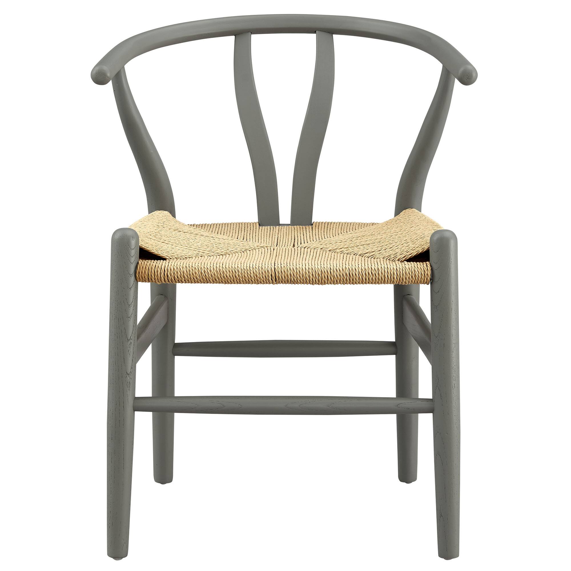 Alt View 2. Modway - Amish 29" Wood Dining Chair by Modway - Gray.