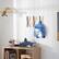 Front. TRINITY - DRAKESTONE Mid-Century Coat Rack w/ 3 Wooden Hooks White - White.