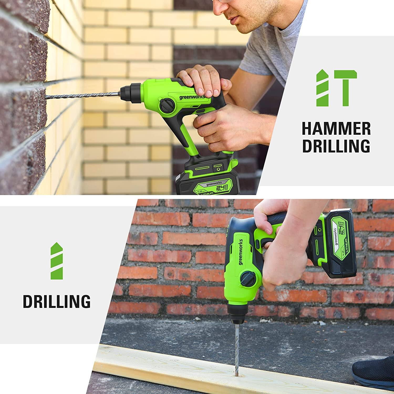 - Hammer Drilling
- Drilling